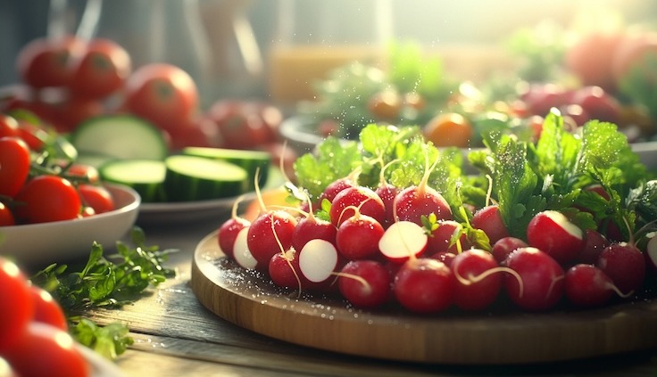 Radieschen gesund,Vitamine in Radieschen